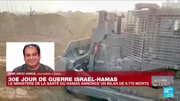 À Gaza, "la vie humaine en général s'est arrêtée" Rami Abou Jamus, journaliste et habitant de Gaza