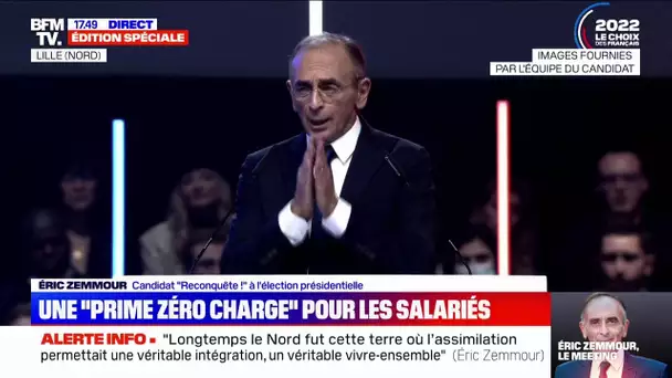 Le discours d’Éric Zemmour à Lille en intégralité