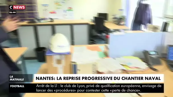 Nantes : la reprise progressive du chantier naval