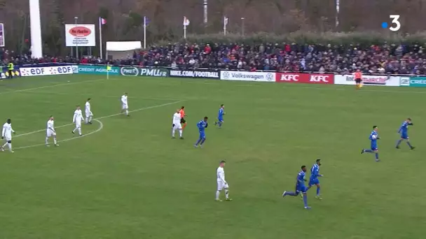 Coupe de France. FC Dieppe - RC Lens : le 1er but lensois (Moukandjo)