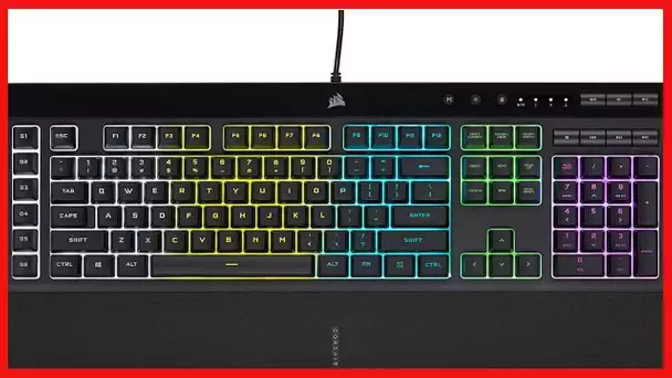 CORSAIR K55 RGB PRO-Dynamic RGB Backlighting - Six Macro Keys with Elgato Stream Deck Software