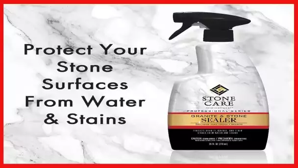 Stone Care International Granite Sealer and Protector - 24 Ounce - for Stone Countertop