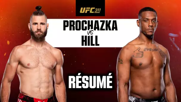 Résumé UFC 311 : Prochazka vs Hill, le duel d'anciens champions a régalé