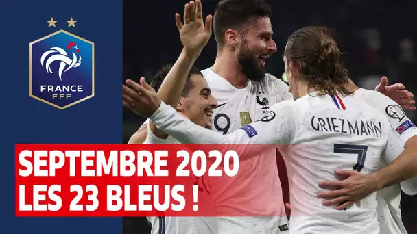 Les Bleus pour le stage de septembre, Equipe de France I FFF 2020