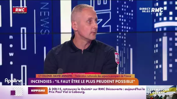 Incendie dans les Cévennes : le lieutenant-colonel David Annotel appelle à la plus grande prudence