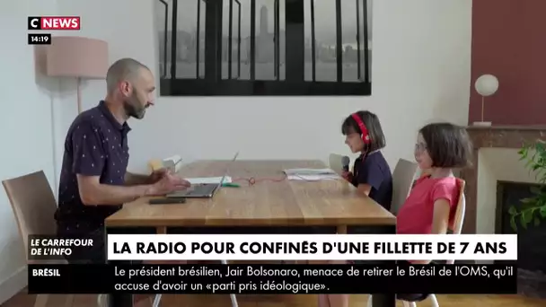 La radio pour confinés d'une fillette de 7 ans