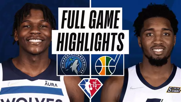 TIMBERWOLVES at JAZZ | FULL GAME HIGHLIGHTS | December 31, 2021