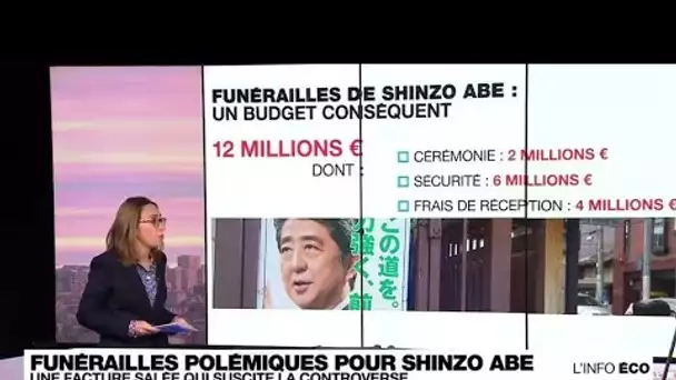 Funérailles de Shinzo Abe : une facture salée qui suscite la controverse • FRANCE 24