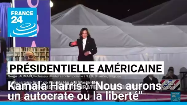 Dernier meeting de Kamala Harris : "Nous aurons un autocrate ou la liberté" • FRANCE 24