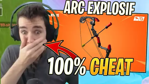 JE DÉCOUVRE LE NOUVEL ARC EXPLOSIF 100% CHEAT = LA MEILLEURE ARME DU JEU ! Fortnite Saison 8