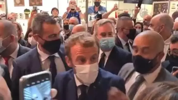 Macron visé par un oeuf : Les actes "violents" contre les hommes politiques se multiplient (Beytout)