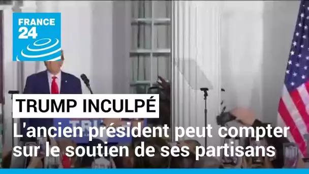 Malgré son inculpation, Trump compte sur le soutien de ses partisans aux États-Unis • FRANCE 24