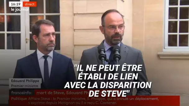 "Il ne peut y avoir de lien entre la mort de Steve et l'intervention de la police"