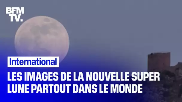 Les images de la « super lune » qui a illuminé le ciel ce mercredi