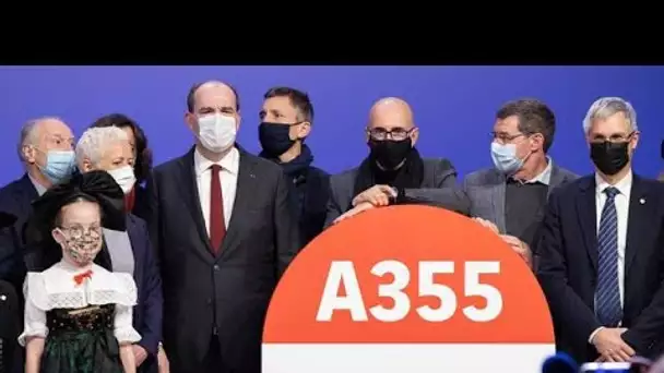 Strasbourg : Jean Castex a inauguré l’autoroute de contournement A355, contestée par les écologistes