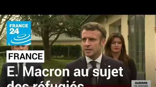 REPLAY : Emmanuel Macron s'exprime à Angers au sujet des réfugiés ukrainiens • FRANCE 24