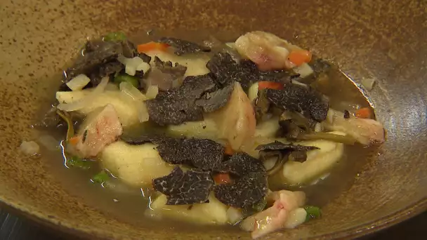 ça roule en cuisine : Gnocchis de pomme de terre au bouillon de Moelle