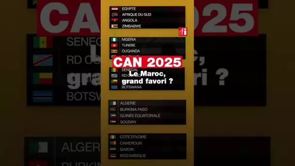 CAN 2025 : le Maroc, grand favori ? • RFI