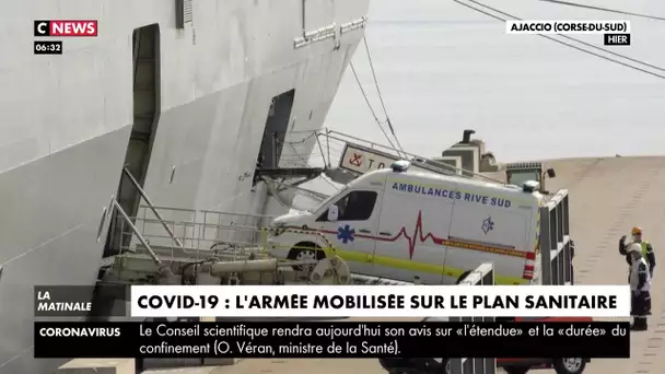 L'armée mobilisée dans la guerre contre le Covid-19