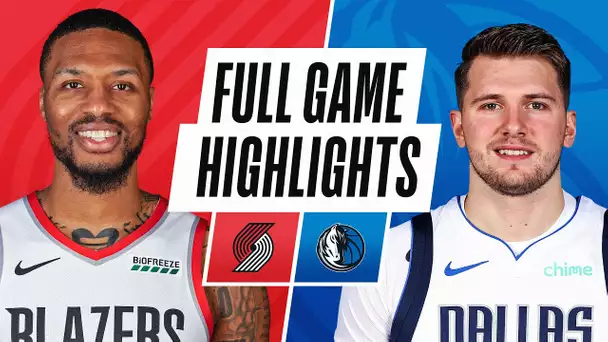 TRAIL BLAZERS at MAVERICKS | FULL GAME HIGHLIGHTS | February 14, 2021