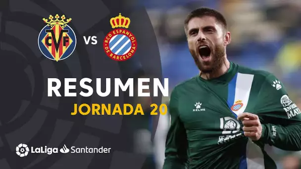 Resumen de Villarreal CF vs RCD Espanyol (1-2)