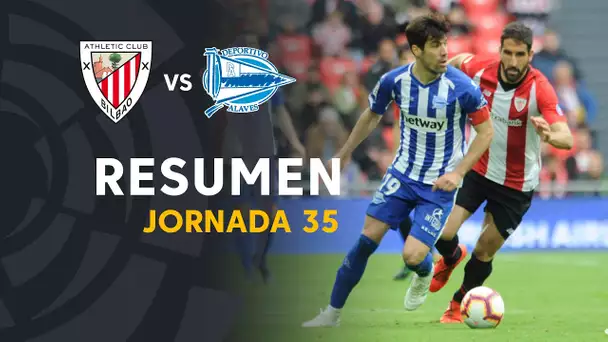 Resumen de Athletic Club vs Deportivo Alavés (1-1)