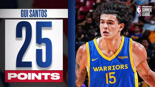 Warriors Gui Santos Drops 25 PTS, 7 REB, 2 STL In Summer League!