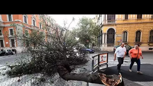 Intempéries mortelles en Italie, chutes de neige en France