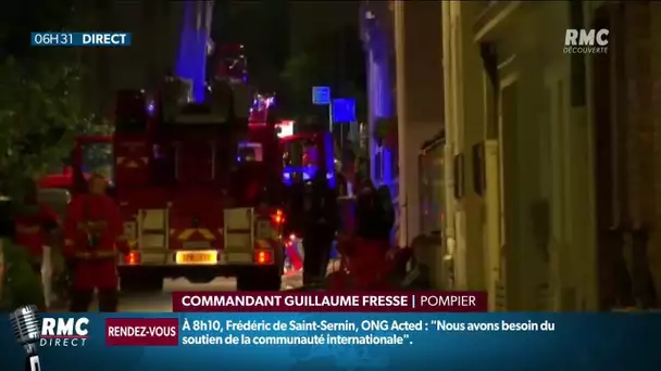 Incendie à Vincennes: un immeuble ravagé, le commandant Guillaume Fresse raconte