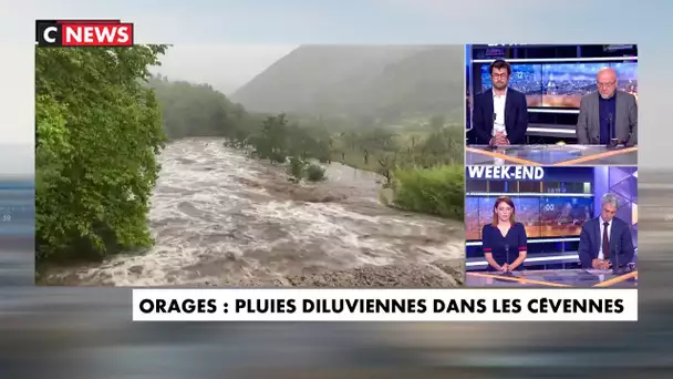 Orages : pluies diluviennes dans les Cévennes