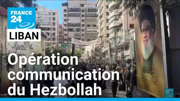 Liban : opération communication du Hezbollah dans les rues de Beyrouth • FRANCE 24