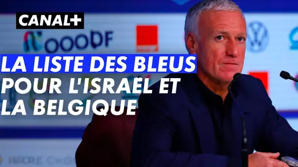 La liste de l'équipe de France pour l'Israël et la Belgique