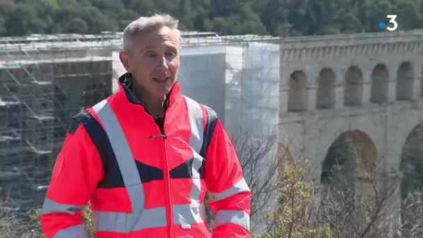 L'Aqueduc de Roquefavour en chantier ! Le plus bel ouvrage du Canal de Marseille fait peau neuve