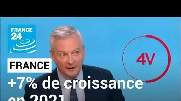 Rebond spectaculaire de la croissance française en 2021 • FRANCE 24