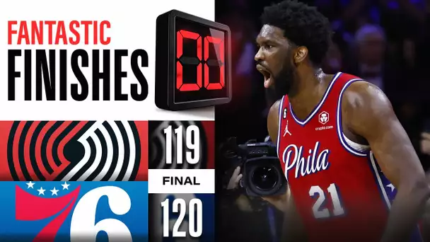 INSANE ENDING Final 4:20 Trail Blazers vs 76ers | March 10, 2023