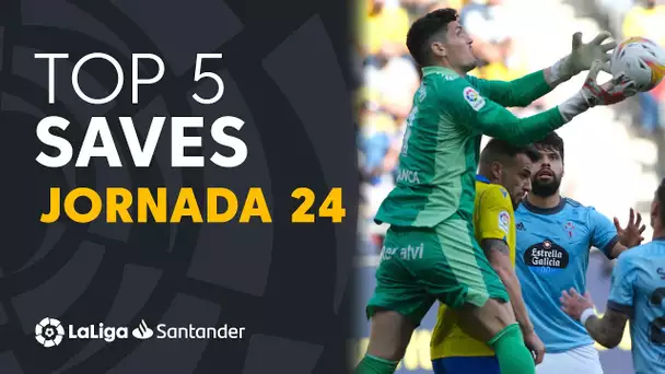 TOP Paradas Jornada 24 LaLiga Santander 2021/2022