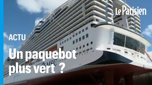 Fabriqué à Saint-Nazaire,  le paquebot «MSC World Europa» naviguera au gaz liquide