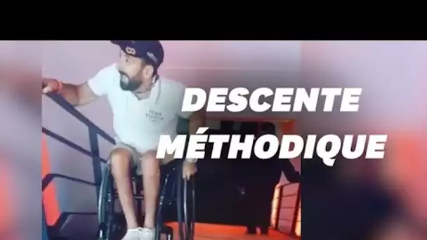 Le tennisman paraplégique Michaël Jeremiasz surprend avec ses vidéos drôles