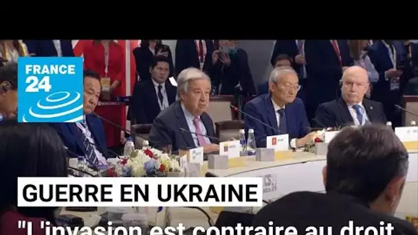 À Kazan, Guterres a dit à Poutine que l'invasion de l'Ukraine est "contraire au droit international"