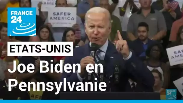 En Pennsylvanie, Joe Biden se lance résolument dans la campagne pour les législatives