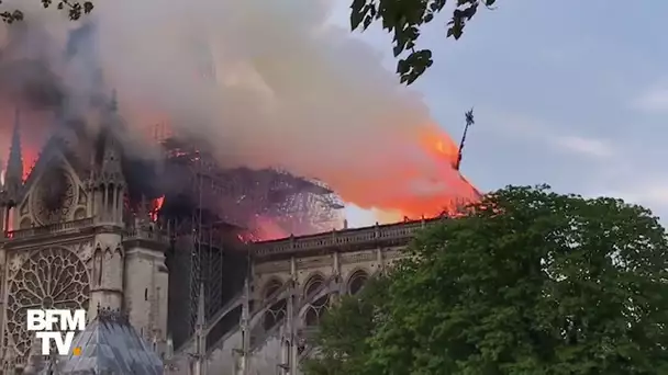 Notre-Dame de Paris ravagée par le feu