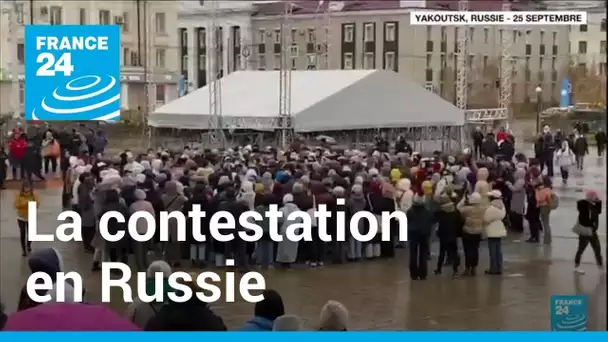 La contestation en Russie contre la mobilisation militaire en Ukraine • FRANCE 24