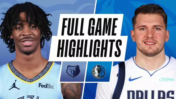 GRIZZLIES at MAVERICKS | FULL GAME HIGHLIGHTS | February 22, 2021