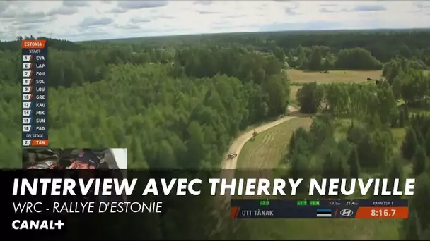 Interview avec le pilote belge Thierry Neuville - Rallye d'Estonie