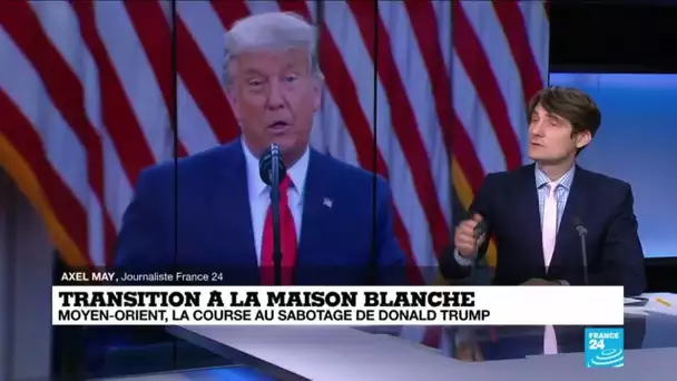 Transition à la Maison Blanche : la course au "sabotage" de Donald Trump