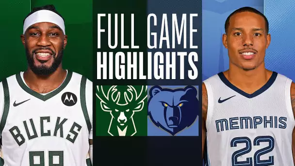 BUCKS at GRIZZLIES | NBA PRESEASON FULL GAME HIGHLIGHTS | October 10, 2023