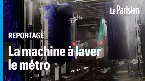 Et voici la machine à laver... pour le métro parisien