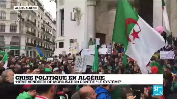 11ème vendredi de mobilisation contre le "système" en Algérie