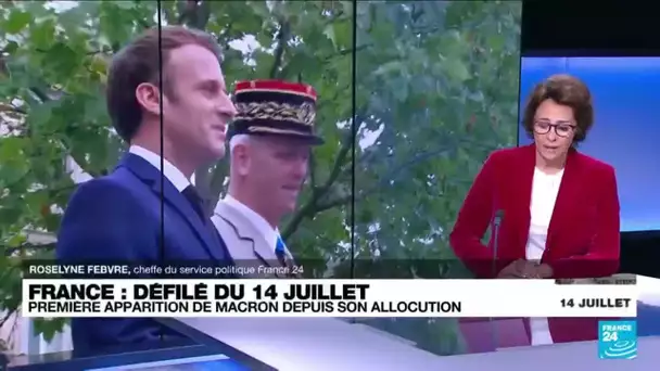 Défilé du 14 juillet en France : première apparition de Macron depuis son allocution