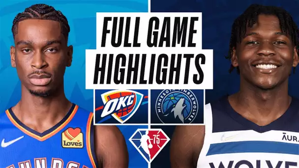 THUNDER at TIMBERWOLVES | FULL GAME HIGHLIGHTS | January 5, 2022